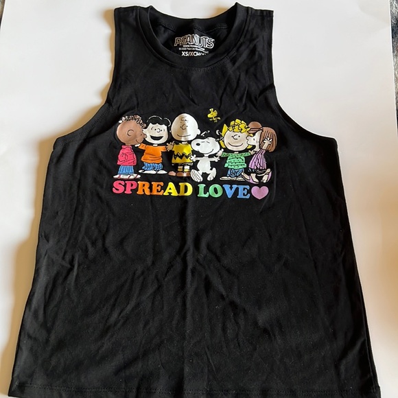Peanuts Tank Spread Love XS - Picture 1 of 3